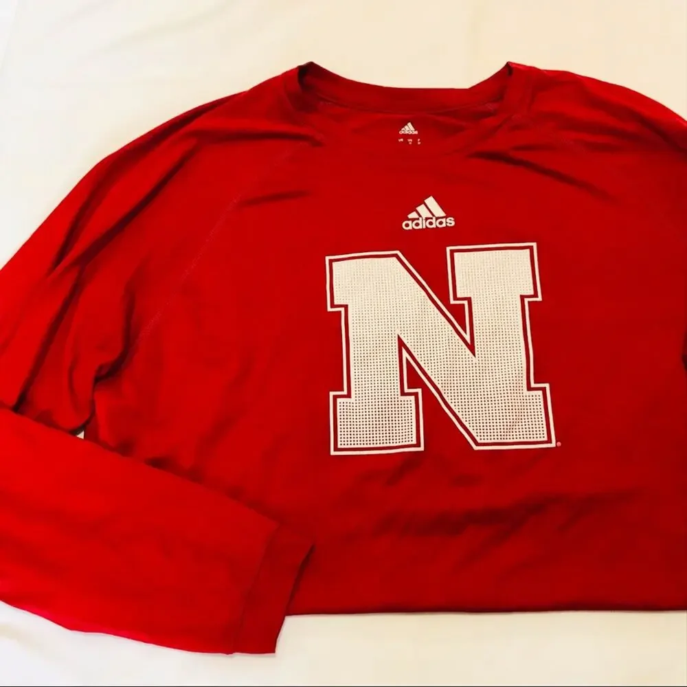 Adidas Nebraska Huskers Long Sleeve